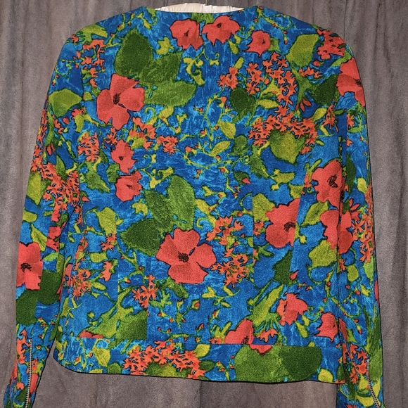 Zara Bold Floral Blazer - Picture 6 of 6